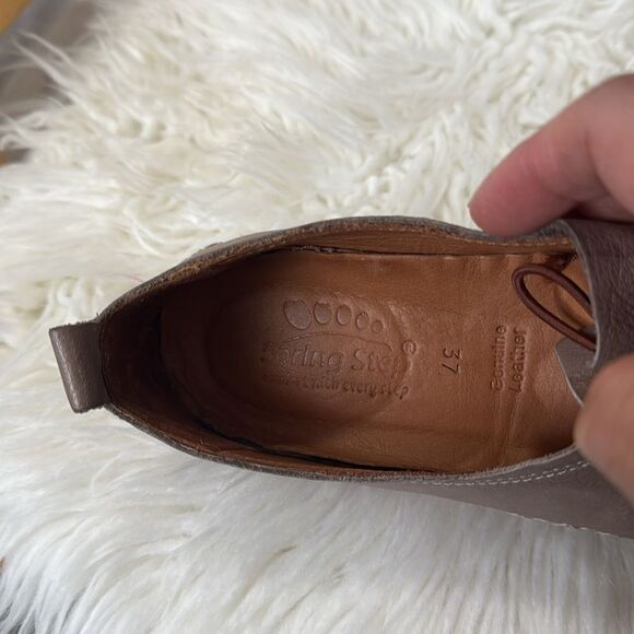 SPRING STEP GENUINE LEATHER FLATS SHOES .BERNA SIZE 37 - Picture 4 of 9